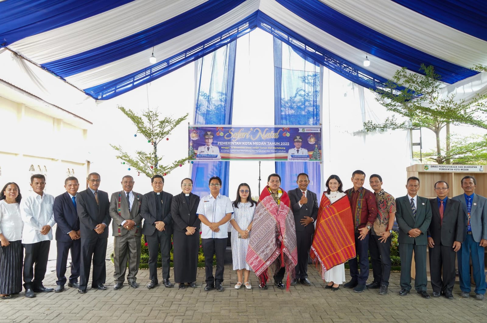 Safari Natal di HKBP Taman Deli Martubung, Pemko Tekankan Kerukunan dan Penguatan Modal Sosial