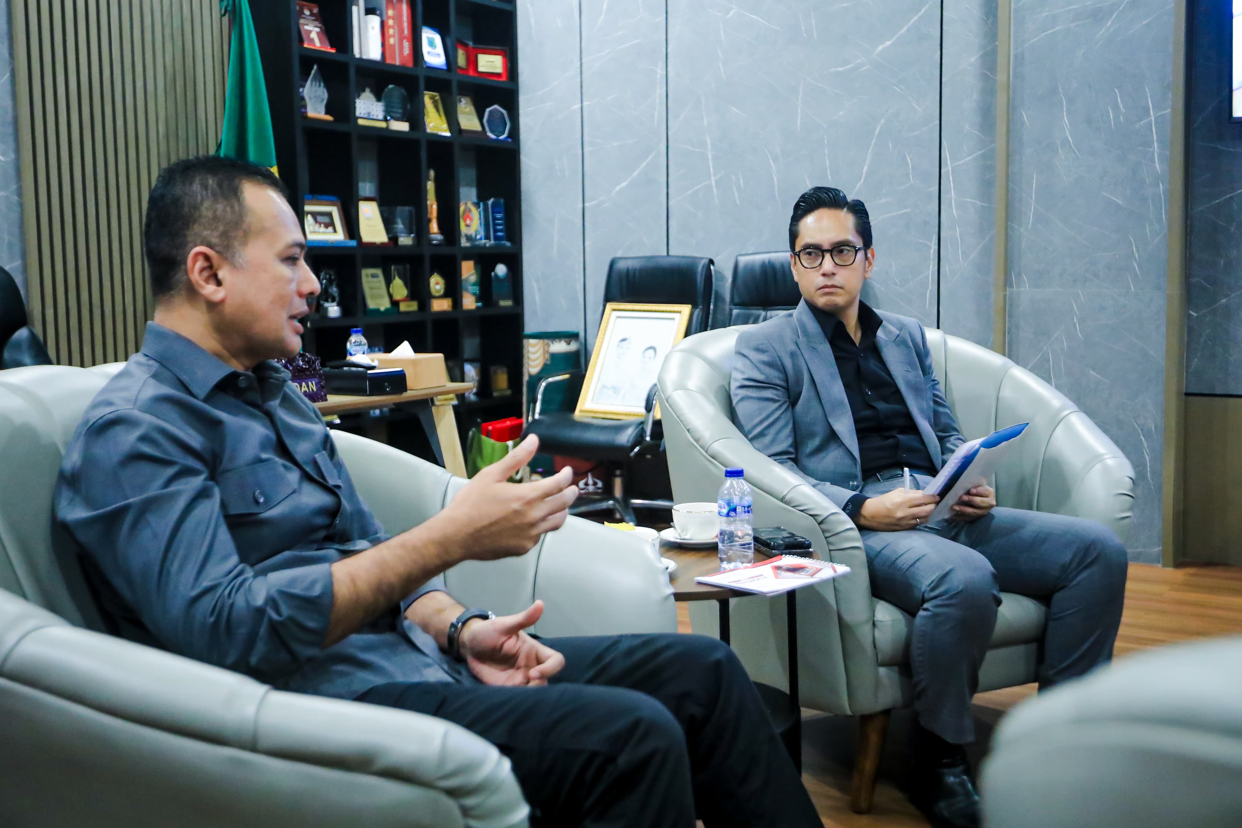 Bantu Pemerintah di Bidang Sosial dan Kemanusiaan, Rico Waas Terima Audiensi Ketua PMI Kota Medan