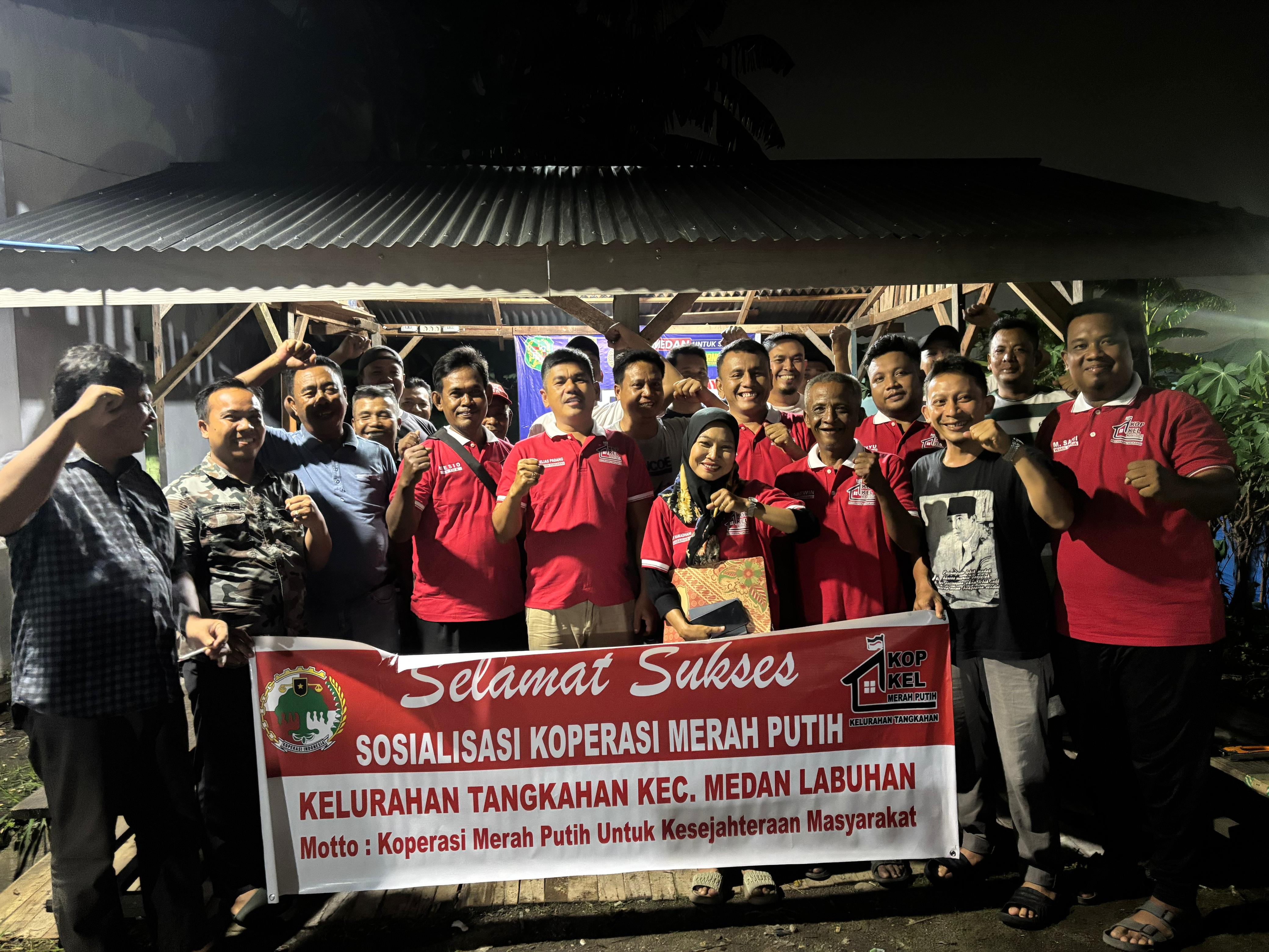 Sosialisasi Koperasi Merah Putih Kelurahan Tangkahan