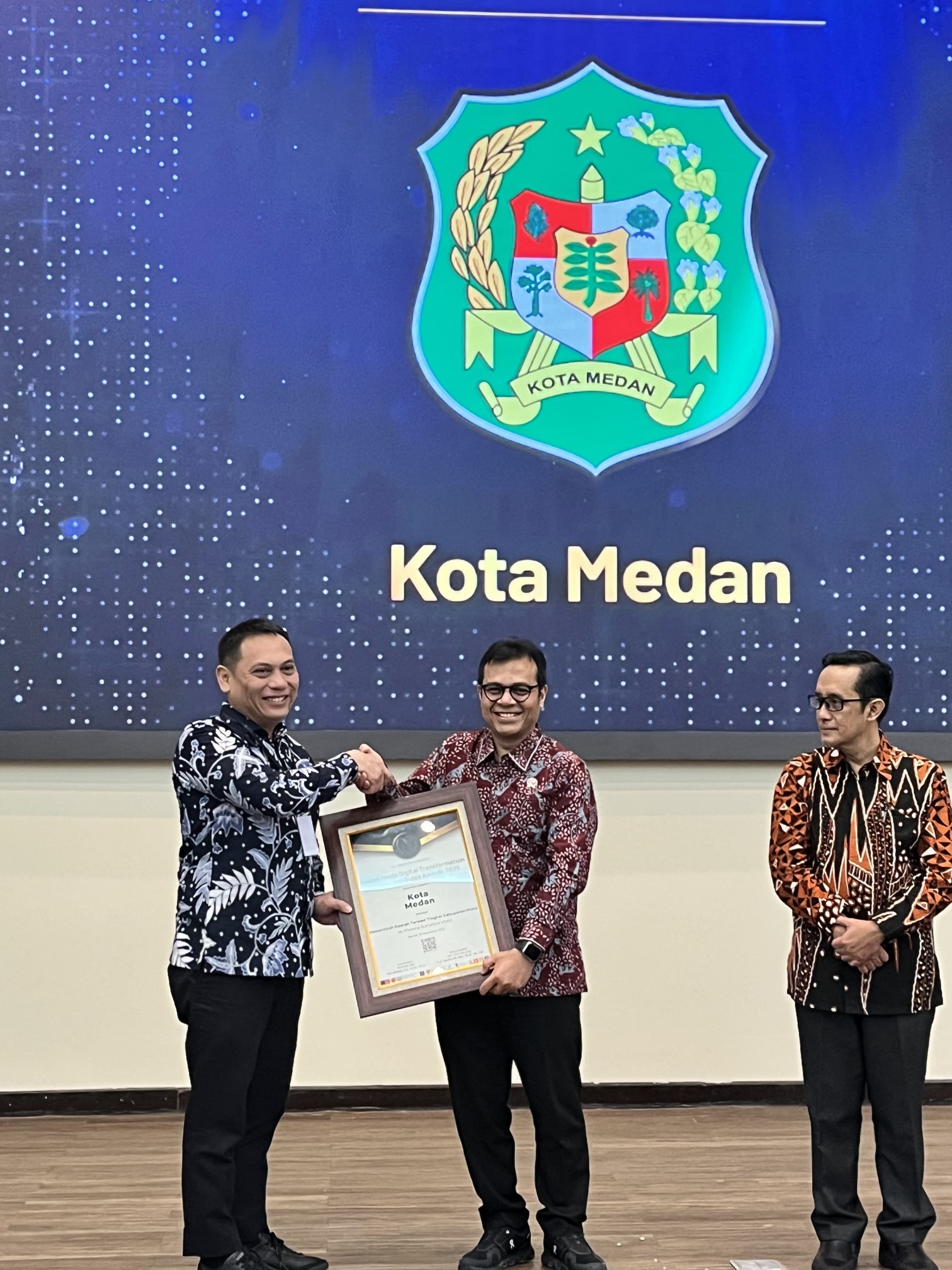 Raih Penghargaan GM-DTGI Award 2025, Pemko Medan Jadi Yang Terbaik di Sumut Dalam Penerapan Transformasi Digital