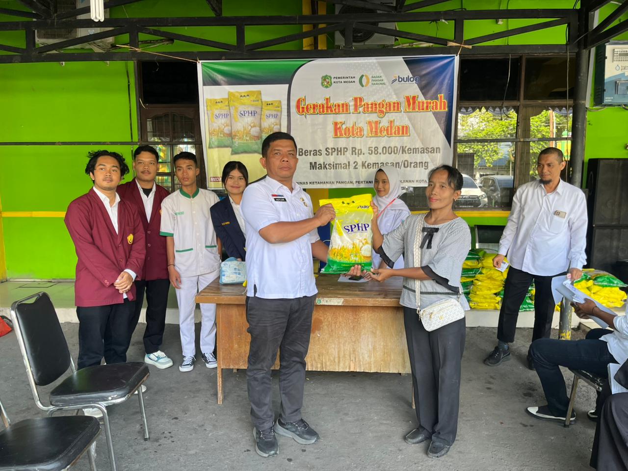 Bantu Masyarakat Peroleh Beras Dengan Harga Terjangkau, Pemko Medan Gelar Gerakan Pangan Murah