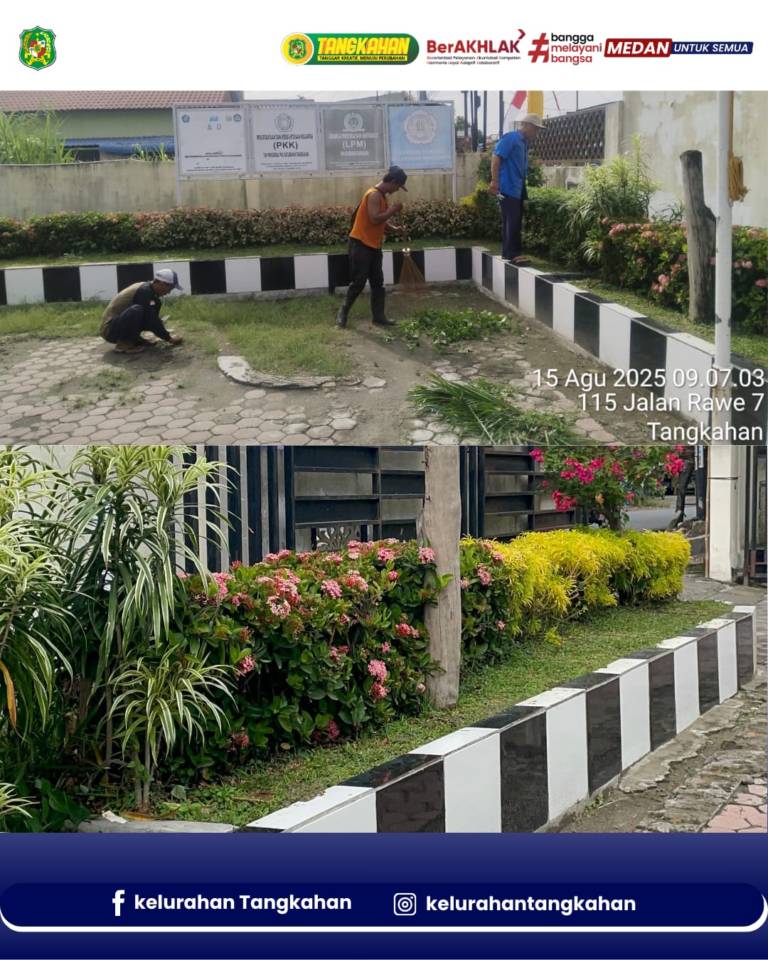 Kegiatan Gotong Royong Kelurahan Tangkahan