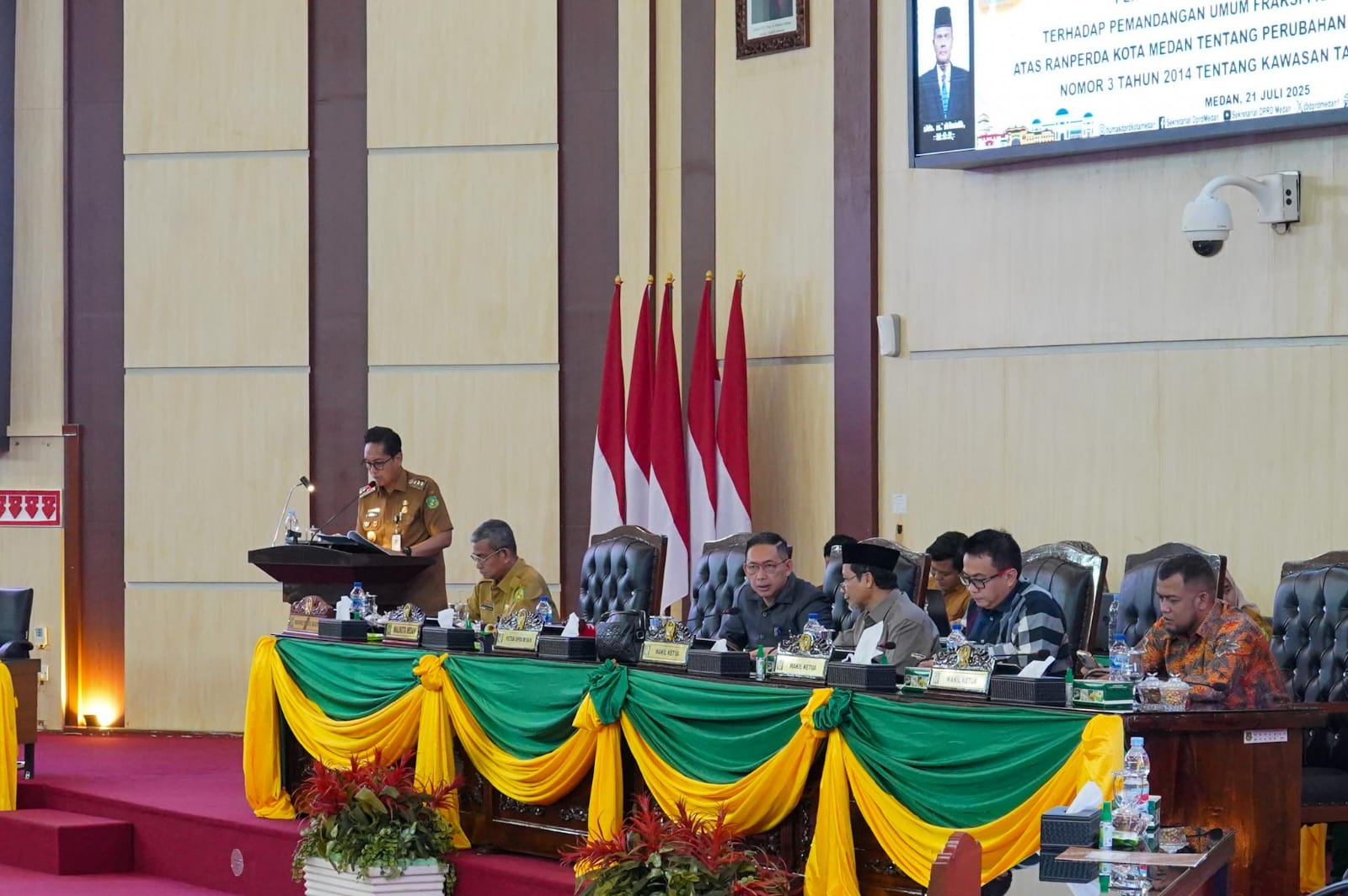 Rico Waas di Sidang Paripurna DPRD Medan: Relawan Kebakaran Diperkuat, Pos Damkar Ditambah, Hidran Disiapkan