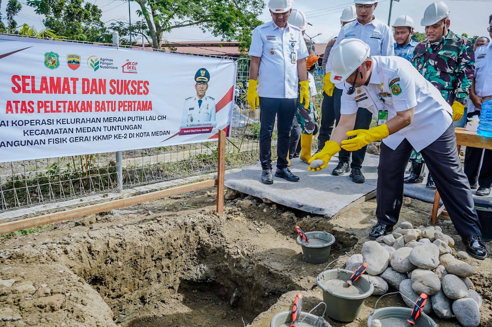Peletakan Batu Pertama Koperasi Merah Putih, Rico Waas: Koperasi adalah Pembangunan Harapan dan Kemandirian