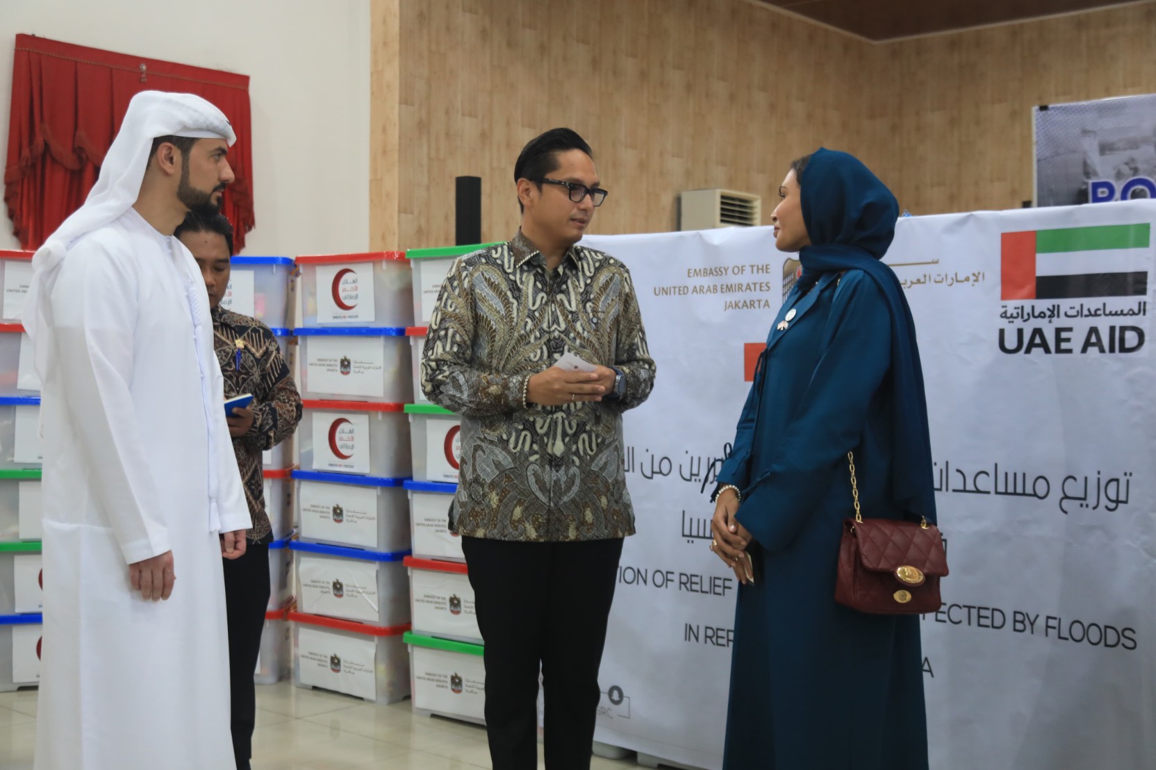 Terima Bantuan Dari Uni Emirat Arab, Rico Waas Apresiasi Solidaritas yang Diberikan Untuk Korban Bencana Hidrometeorologi