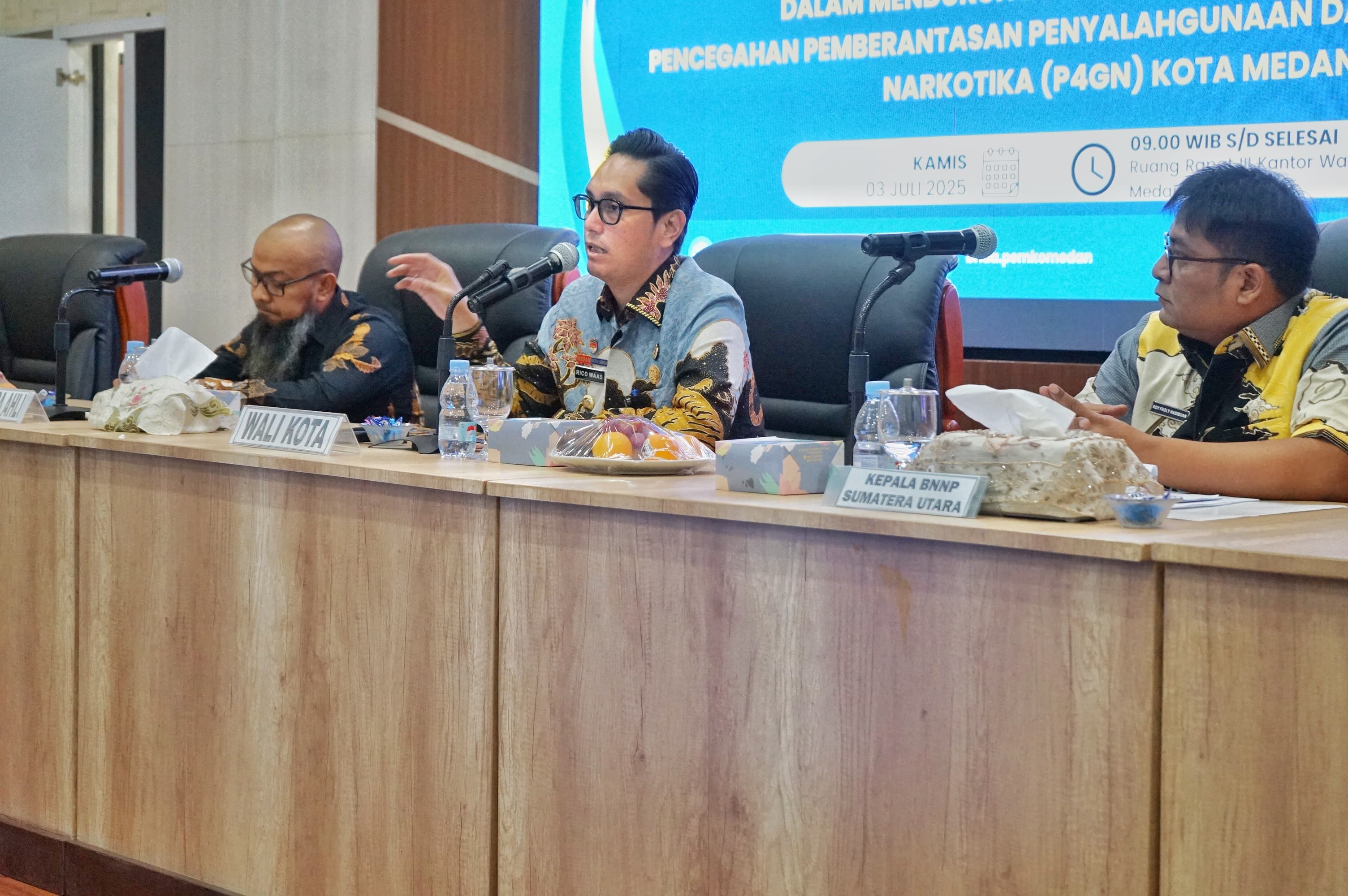 Peduli Terhadap Masa Depan Generasi Muda, Rico Waas Dukung Pembentukan BNN Kota Medan Maraknya peredaran narkotika menjadi kekhawatiran